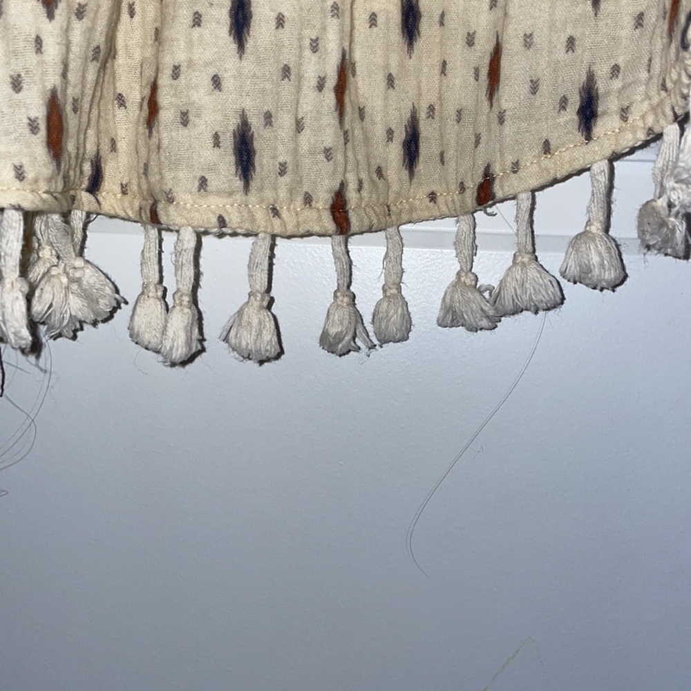 Anthropologie Fall Tassle Shirt - Picture 3 of 5